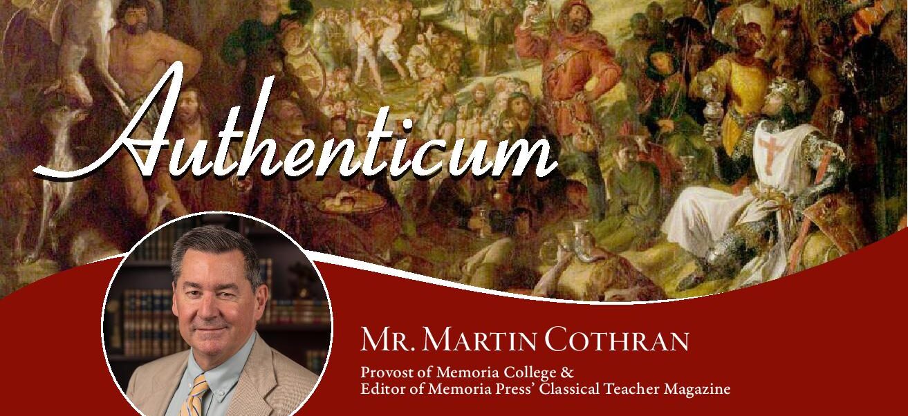 Next Authenticum Lecture Thursday, November 9th in the Parish Gym