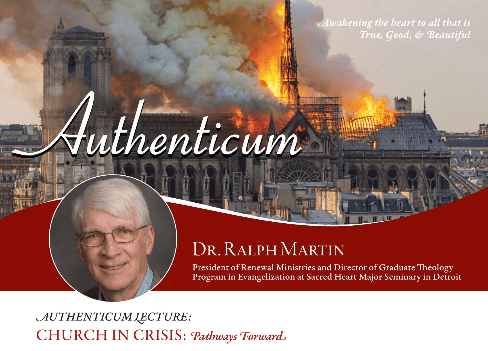 March Authenticum with Dr. Ralph Martin