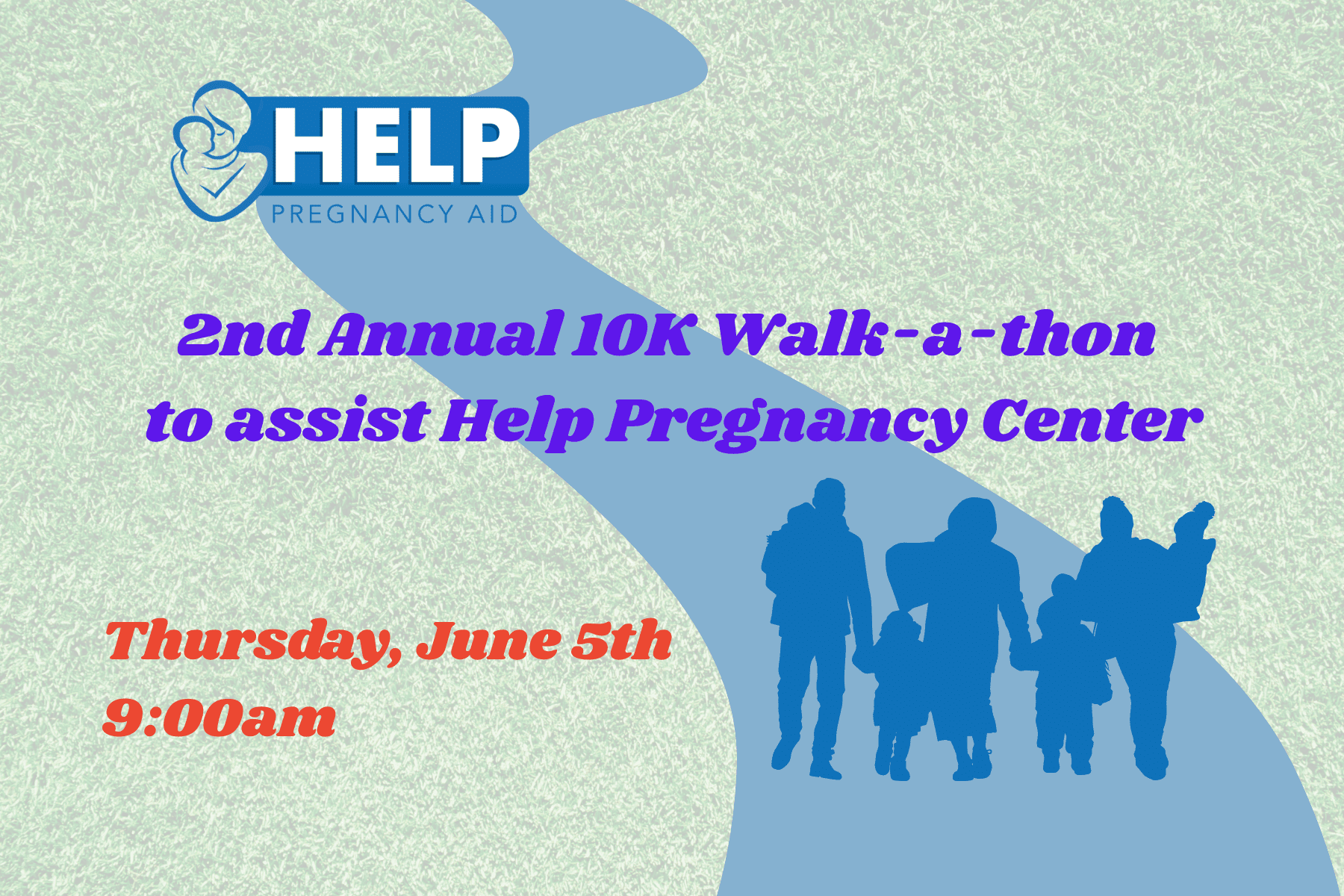 Second Annual 10K Walk-a-thon to assist Help Pregnancy Center